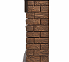 Каминокомплект Electrolux Bricks WOOD 30 камень темный, шпон венге с очагом 33 дюйма (EFP/P - 3320RLS)