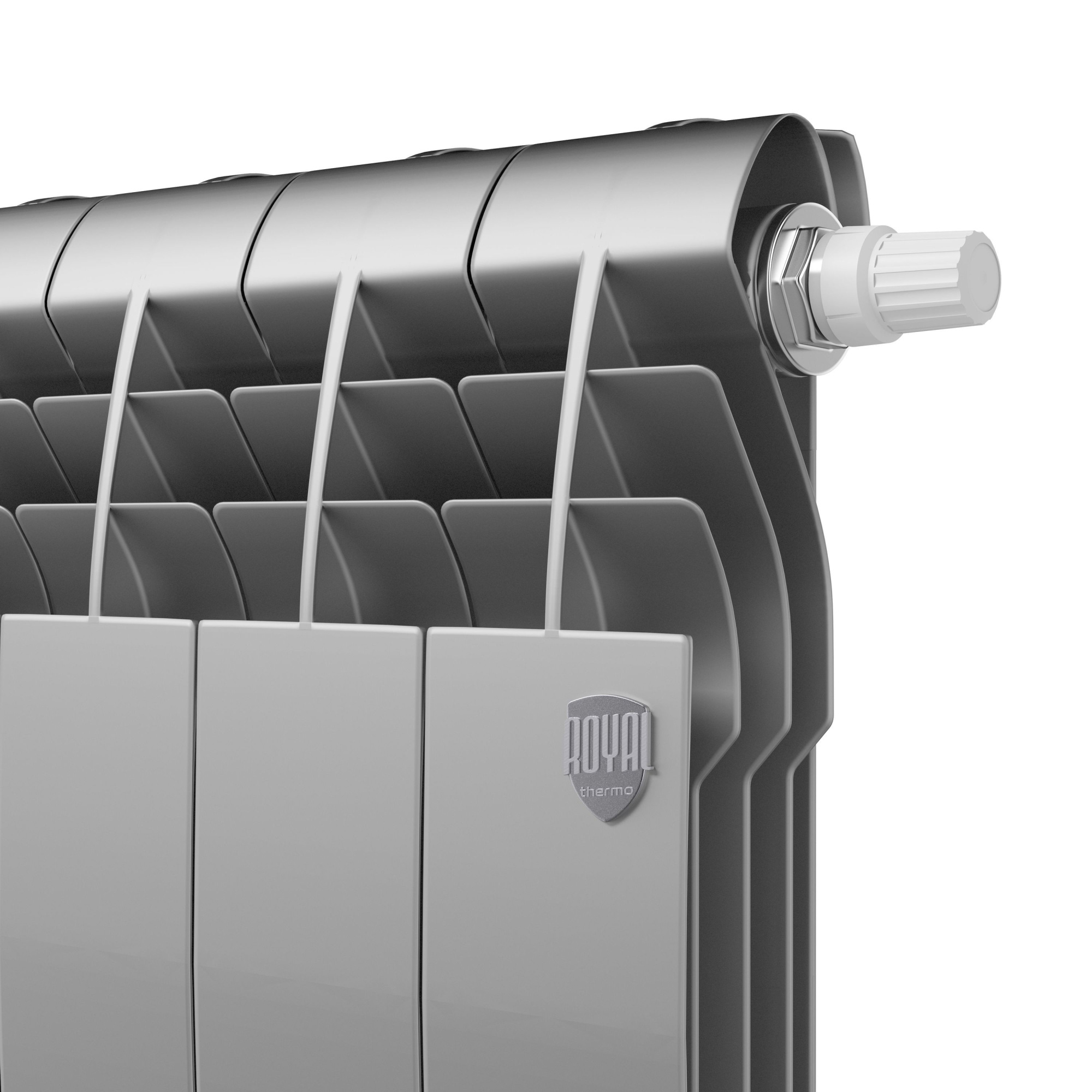 Радиатор Royal Thermo BiLiner 350 /Silver Satin VR - 6 секц. Радиатор Royal Thermo BiLiner 350 /Silver Satin VR - 6 секц.